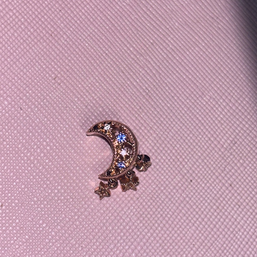 Pandora rose gold moon charm
